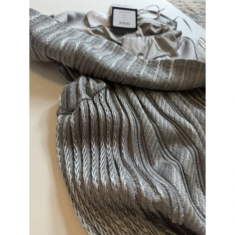 Givenchy - Metallic 4G Cable Knit Maxi Dress‎ Size L - Picture 16 of 16